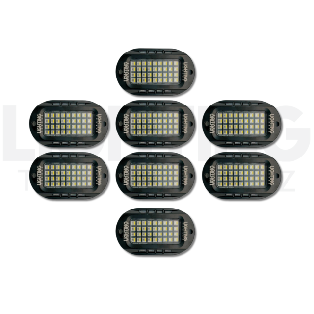 HYPER PRO MAX SERIES RGBW ROCK LIGHT BUNDLE - 8 PACK main image